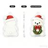 Advent Calendar Days Christmas Countdown 2D Acrylic Hanging Ornament for Holiday Decor