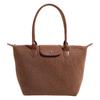 2025 new felt tote bag leather personalized gift packaging bag simple atmosphere felt shoulder bag