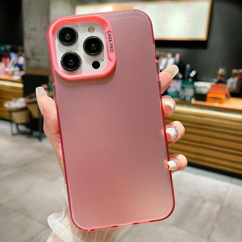 Fashion Colorful Sliver Double Sided Phone Shell Soft Edge Hard Case Full Cover Shockproof Phone Casing for Xiaomi Redmi Poco