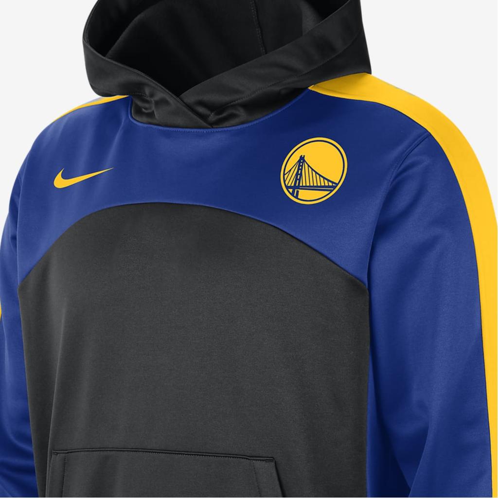 Nike Golden State Warriors Starting 5 Color Block Hoodie Men Tops Black FD8735-010