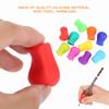 10pcs Silicone Pencil Writing Holder Ergonomic Pen Writing Aid Tool for Children Students