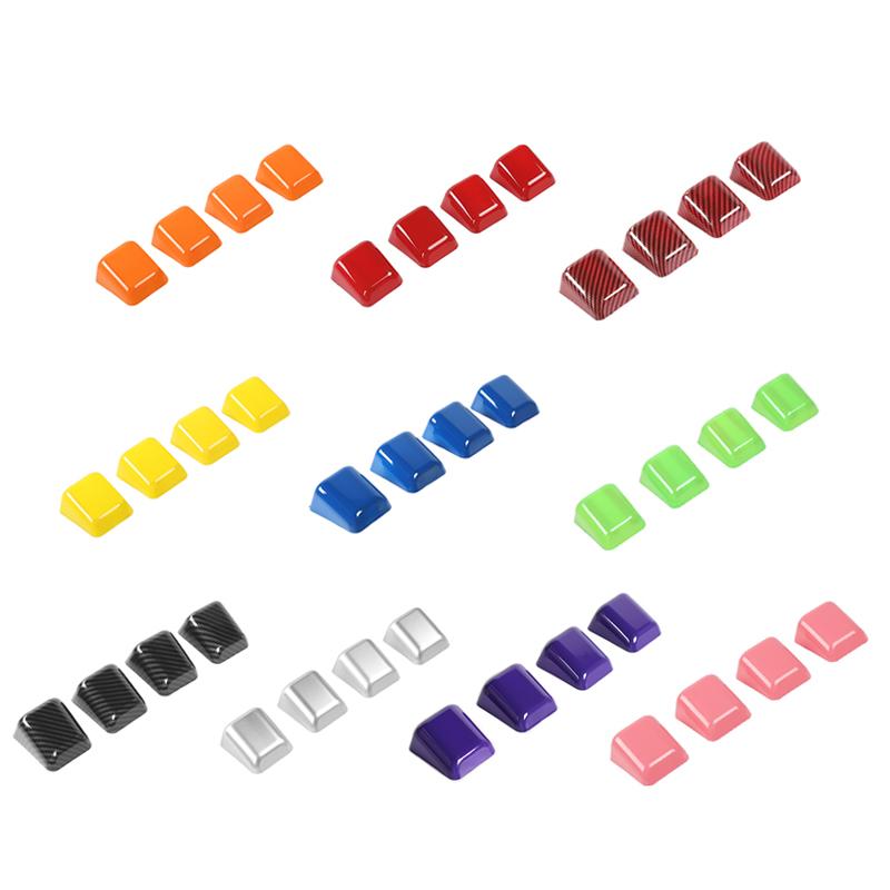  ABS Dach Griff Dekoration Abdeckung Aufkleber Fit Für Dodge Challenger 2010 Up Auto Ornament Innen Zubehör