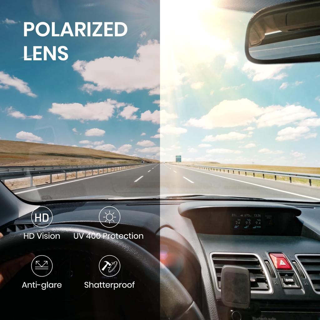 Oversized designed to be worn over polarized UV TR90 for stylish [Cyxus] Sunglasses, eyeglasses, lenses, protection, ultra-lightweight, material,