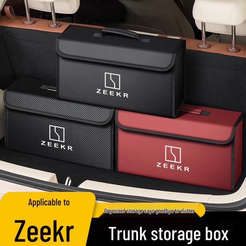 Zeekr 001/X/009 Car Trunk Storage Box with Handle - Interior Accessory