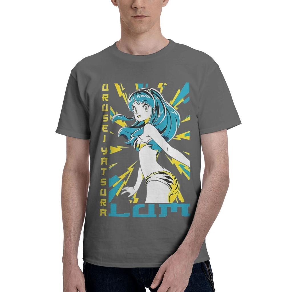 Urusei Yatsura Lum PE0136 100% Baumwolle Lässig Atmungsaktiv Bequem Totoro Kurzarm T-Shirt Lustiges Shirt