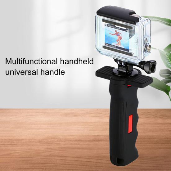 Camera Handle Ergonomic Multifunctional Universal Non-slip Easy Installation Selfie Stick Portable Handheld Phone DSLR Camera Grip Holder for Travel