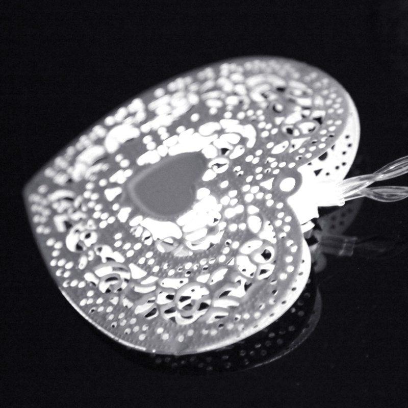 10 LED Heart Shape String Christmas Lighting For Christmas Decoration