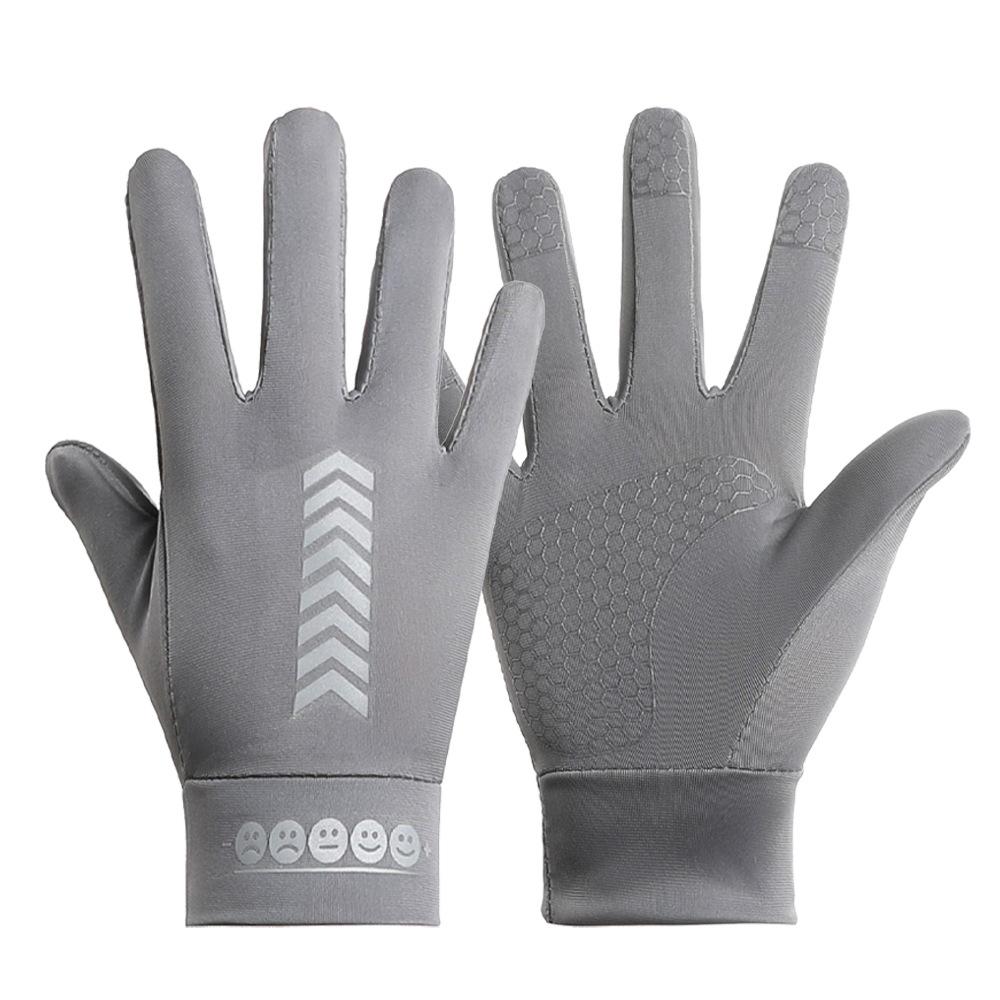 Thin Gloves for Men and Girls Anti Slip  Quick Drying Breathable  High Elastic Outdoor Cycling Sun Protection Silk Gloves