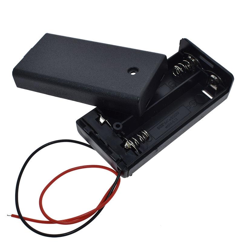 AA Size Power Battery Storage Case Box Holder Leads With 1 2 3 4 6 Slots Container Bag DIY Standard Batteries Charging Droship