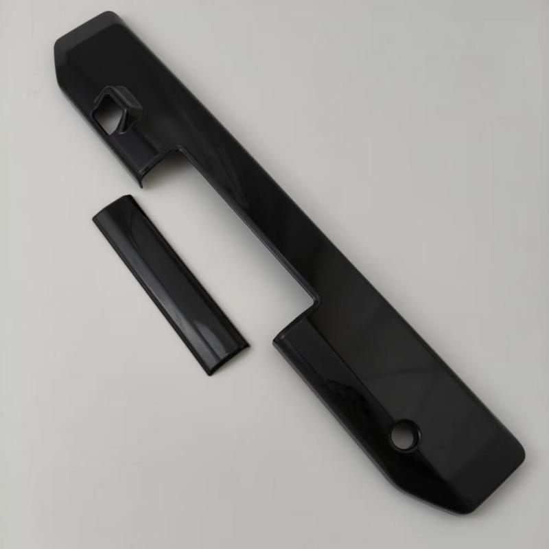 Upgrade For 2024 Mitsubishi Triton L200 Rear Door Handle Trim Glossy Black ABS Pajero Exterior Decoration Accessory