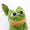 Creative Comfortable Touch PP Cotton Filling Frog Stuffed Doll Boys Girls 3D Green Plush Toy Home Use