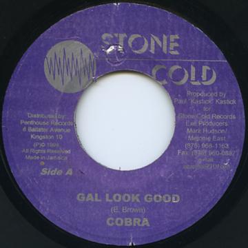 

7-дюймовая пластинка MAD COBRA - Gal Look Good NONE Stone Cold 1999 Ямайка Регги, Ска и Даб Б/У
