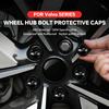 20Pcs Black ABS Car Wheel Caps Bolts For Volvo XC60 S90 S80 S60 XC40 XC90 V90 V60 EX40 EC40 T6 Car Wheel Hub Nut CoversGood Product