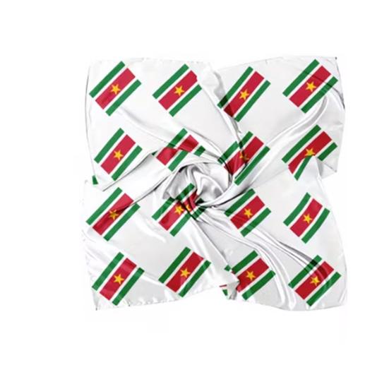 Turban Hat 35x35" Italian Flag Design Scarf Soft Flowing Headscarf Bandanas Fashion Accessory for Headwear Neck Bag Hair