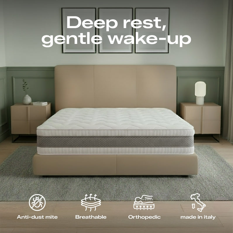 The White Stone Mattress 20cm with High Firmness | Made In Italy