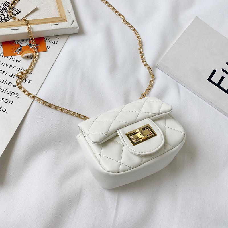Childrens Fashion Girls Princess Crossbody Bag With Pu Leather And Chain Accessory For Daily Use