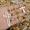 New Different Metal Cross Pendants For Jewelry Making Supplies Random Mix Charm Diy Earrings Bracelets Necklace Pendant Material