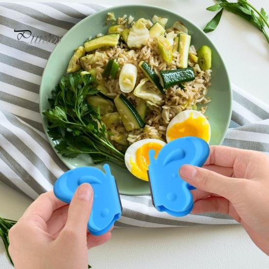 2Pcs Insulated Gloves Butterfly Shape Magnetic Pot Holder Covers Heat Resistant Silicone Hand Clip for Kitchen