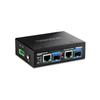 Convertisseur de Média Industriel - TRENDnet - TI-BF22SFP - SFP vers PoE++ - 2 Ports Gigabit - Noir