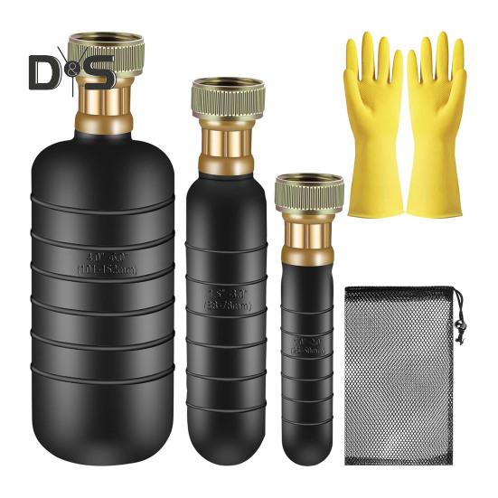 

Комплект для прочистки сливного пузыря с перчатками, мощное давление, простота в использовании, универсальный набор для прочистки сливного пузыря чёрный