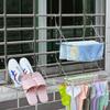 Balcon Raft pliabil pentru uscare pentru pantofi Aerisitor de rufe Lenjerie de rufe din oțel inoxidabil