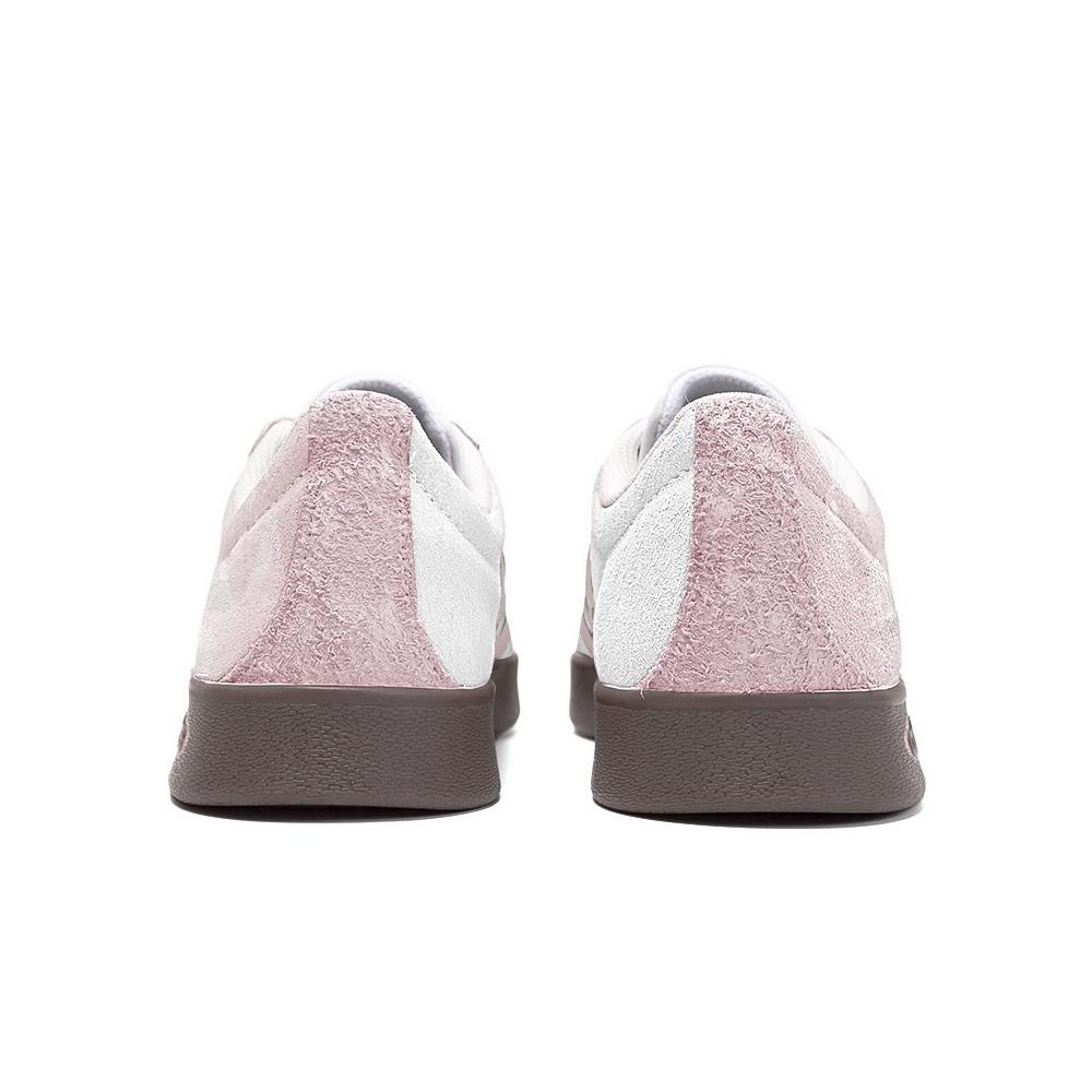 Adidas Neo Vl Court Peach Wedding Girlish, Amber Leather Waterproof Low top Skateboard Shoes Unisex Yellow HQ1802(Team189-)