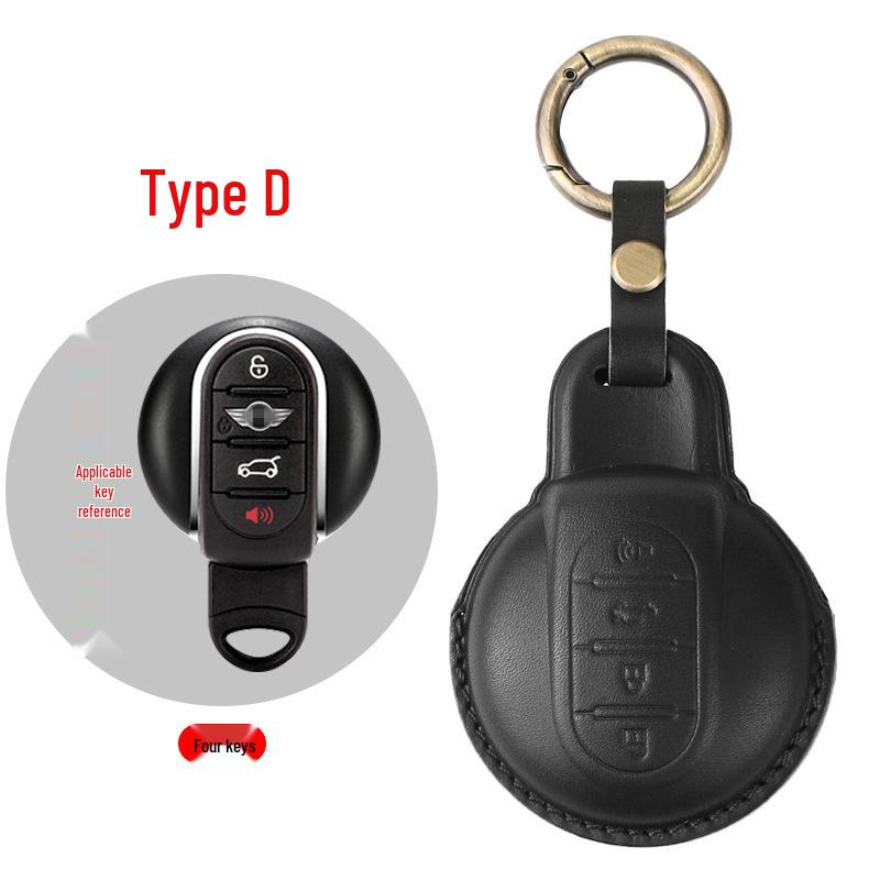 Genuine Leather Key Case for BMW 5 & 7 Series - Blade Key Compatible