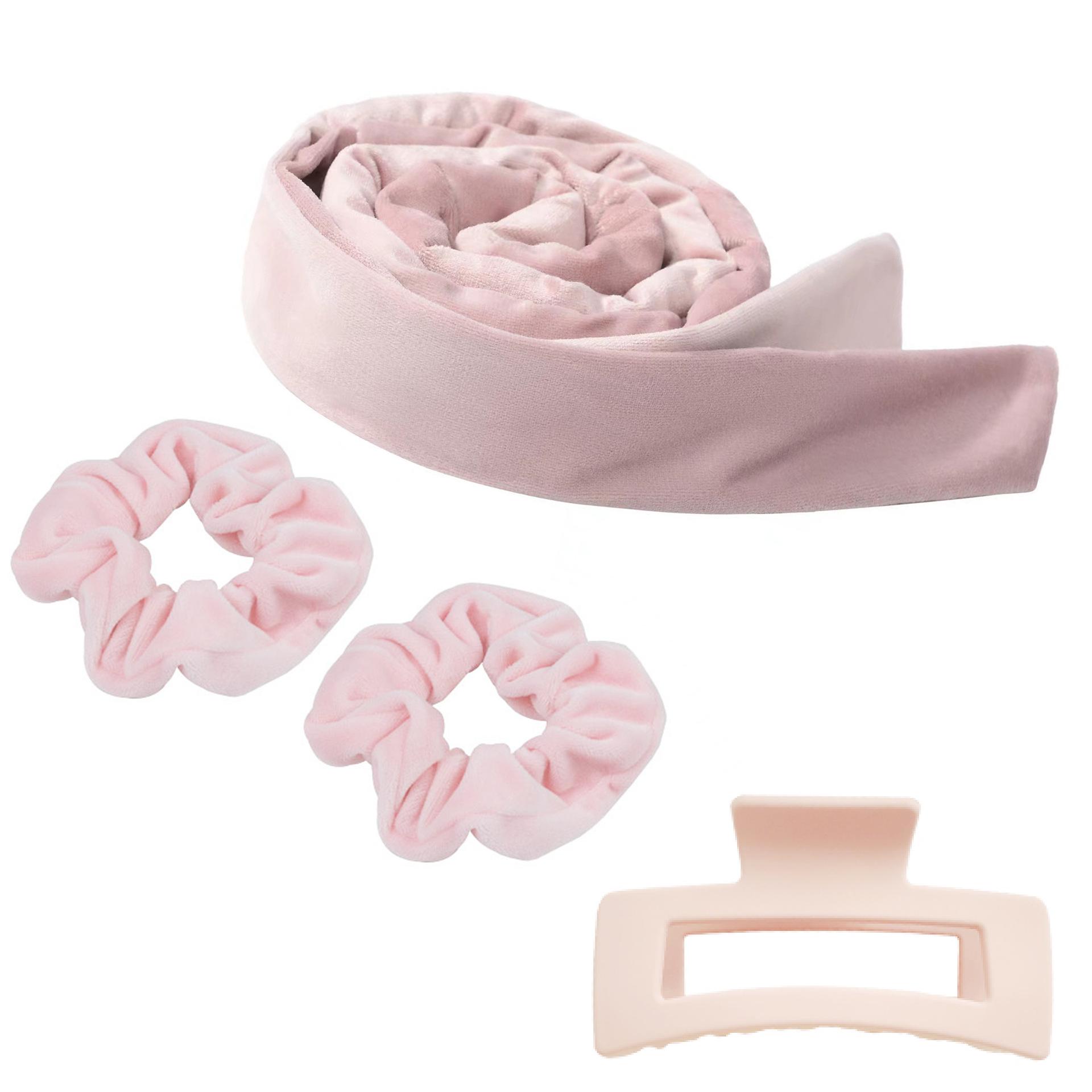 

Роскошный набор бигуди из голландского бархата — мягкие щипцы для завивки и резинки для волос