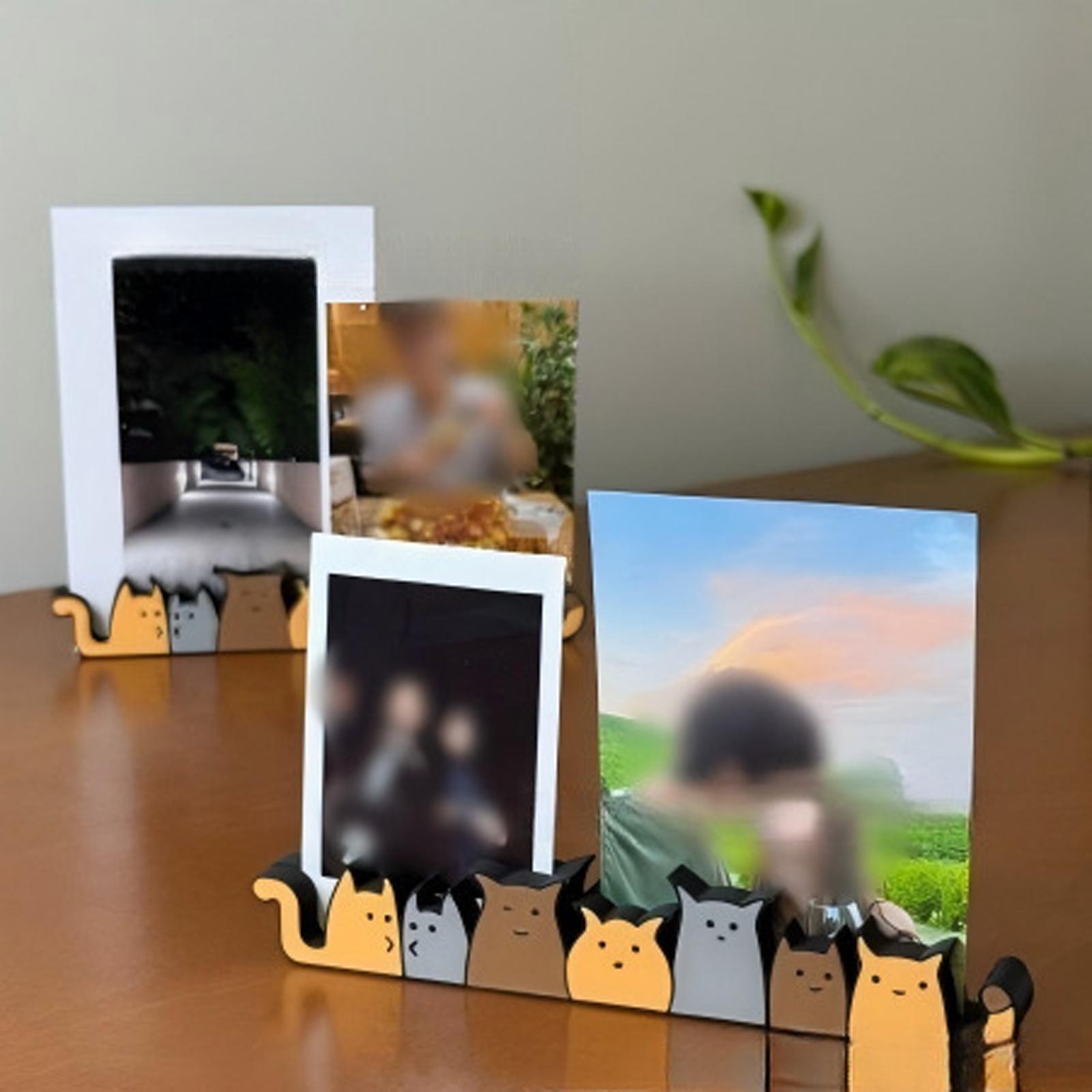 

Kitchen Home Cat Refrigerator Sticker Refrigerator Photo Album Clip One Size