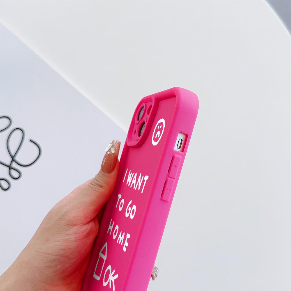 Go Home Pattern Soft TPU Phone Case for iPhone 17 Air 16 15 14 Pro Max Plus 13 12 Mini 8 7 X Xs Back Cover