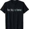 Pessimist Himmel fällt Weltuntergang Lustig Optimisten T-Shirt