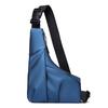 Tide Cool Water-Repellent Men's Crossbody Chest Bag: Fashionable, Large Capacity, Lightweight, and Casual Backpack