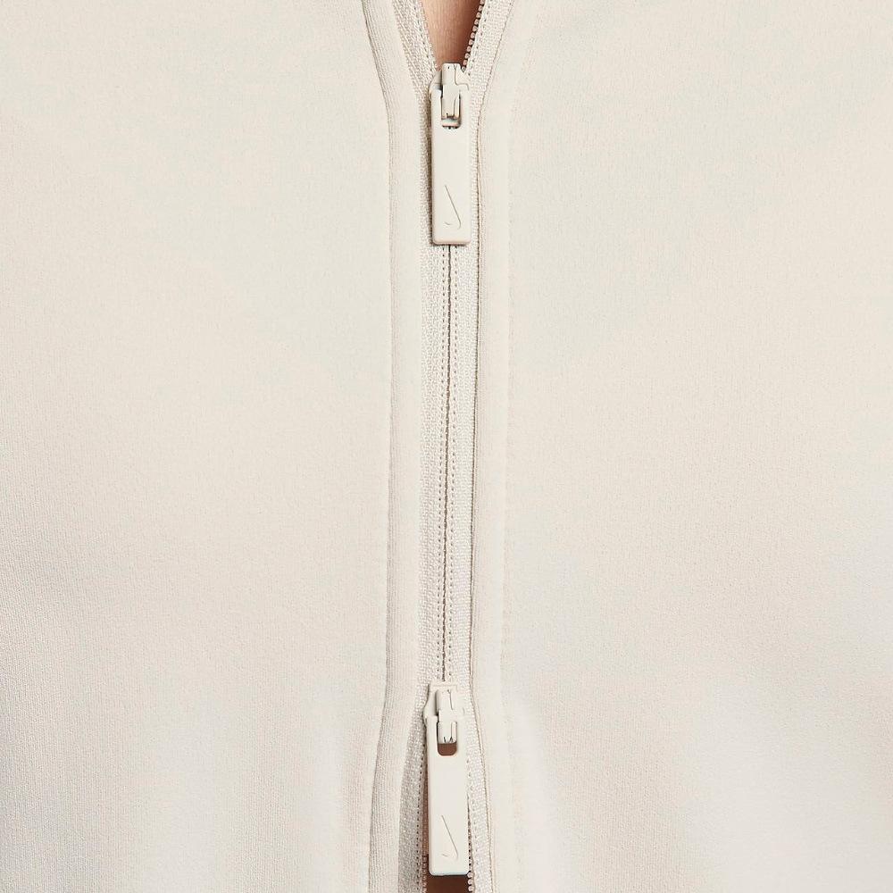 Nike Zenvy Dri-Fit InfinaSoft Lässige einfarbige Langarmjacke Damenjacken Hellbraun Weiß FV7424104