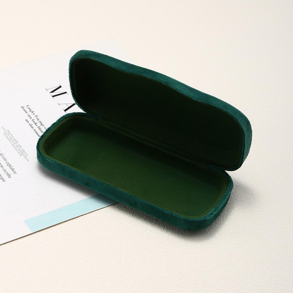 Velkokapacitní Retro Sametové Pouzdro na Brýle Přenosné Úložné Pouzdro na Sluneční Brýle Tlakuvzdorné Ochranné Pouzdro na Brýle na Krátkozrakost Unisex