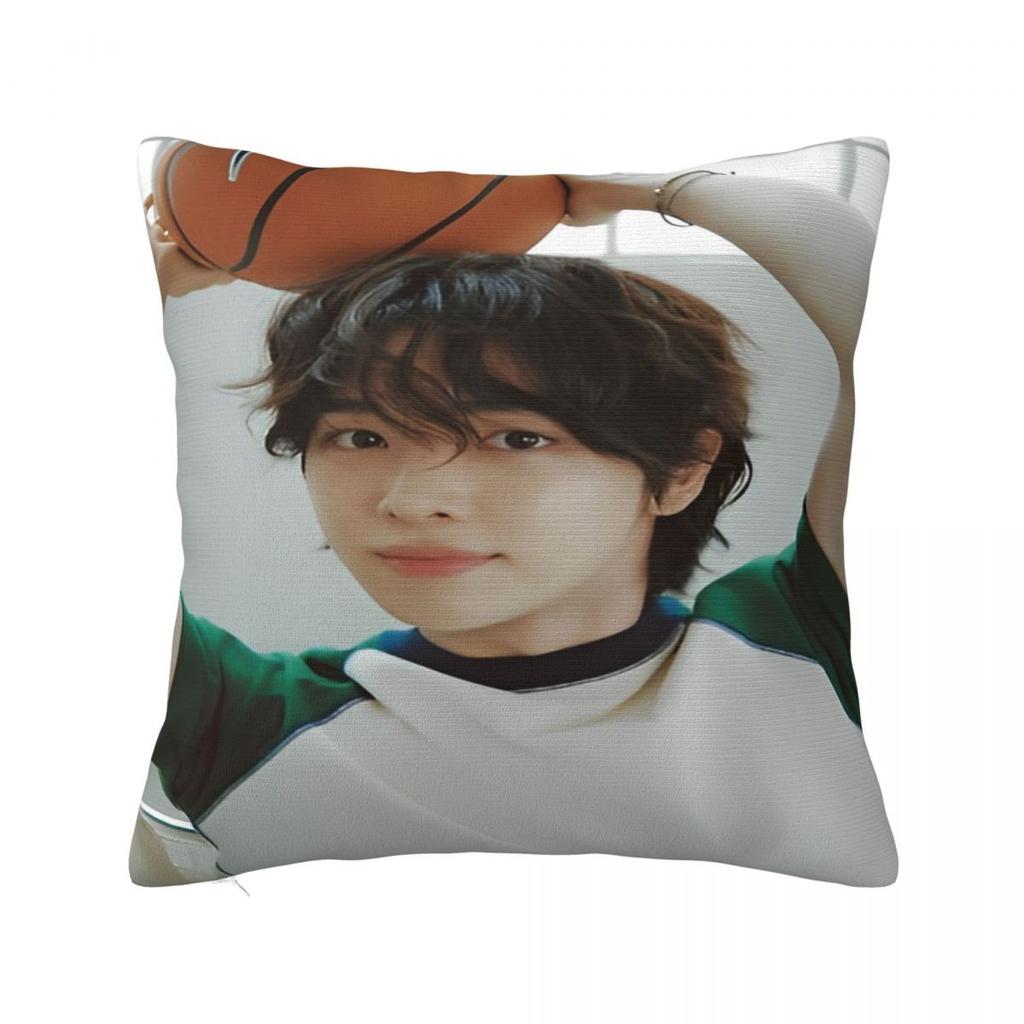Sofa Decor Riize Kpop Style Idol Boy Group Pillowcase Accessories Pillow Cover Square Multi Size