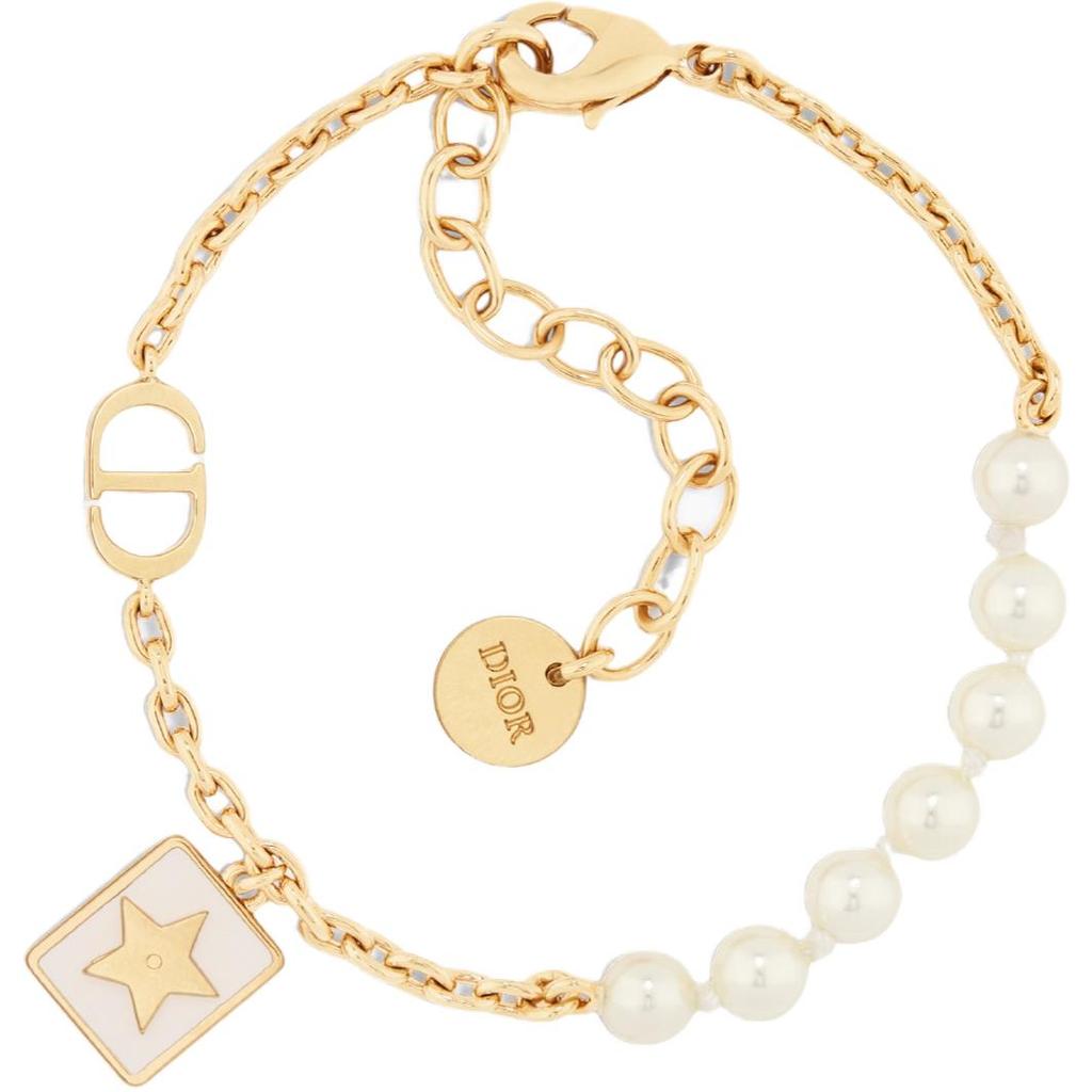 Dior Logo Metal Bracelet Women Bracelets Gold B2983WOMLQ