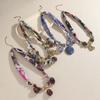 Pearl Silk Scarf Necklace Women's Cloth Strip Stainless Steel Necklace Women's High-end Ceramic Glazed UV Art Collarbone Chain
