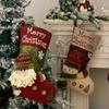 Leather Stylish Highend Christmas Stocking Perfect For Snowman And Reindeer Themed Decor Holiday
