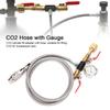 Doppelventilanschluss CO2-Füllung 1,8 m Schlauchadapter mit Manometer (W21.8?14)