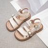 Children's Summer Sandals Hollow-out Woven Fashion Girls Beach Sandals Simple Fashion Kids Causal Flats Shoes Size 26-36