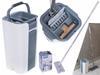Flat Mop Set with Double-Chamber Bucket, Wringer, 2x Microfiber