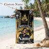 scarface Custom Name Printed Beach Towel Personalized Soft Towel For Swimming Beach Travel