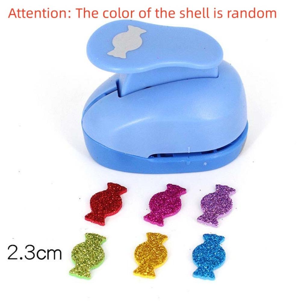 7*6*4cm Flower Furador Random Color DIY Embossing Punches DIY Paper Cut Puncher  for Card