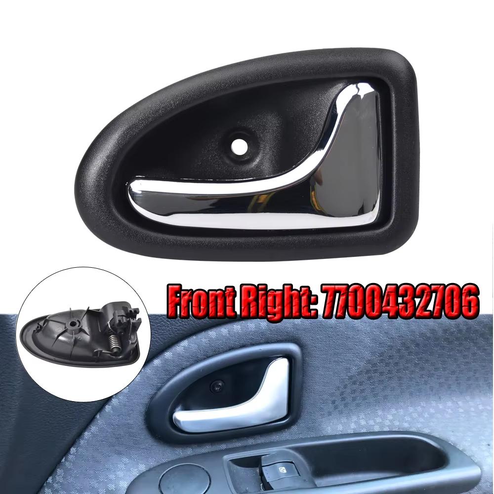 Interior Inner Door Handle OE 7700432705 7700432706 For Renault Megane Clio Trafic Scenic For Opel Vivaro Replacement Part
