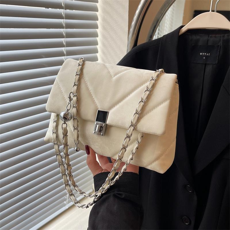 Popular bag women's new fashion shoulder bag chain bag high-end messenger bag