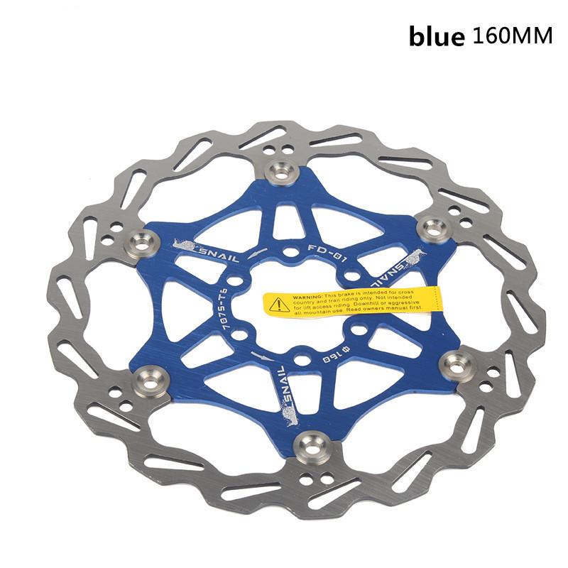 Snail Brake Disc Ultra Light MTB Mountain Bike Float Floating Pads 160mm 180mm 203 mm 6 Bolt Rotors Parts Bicycling Accessories