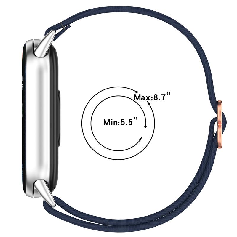 Nylon knit strap For Xiaomi band 9 8 NFC strap Elastic watch band For Xiaomi smart band 9 8 strap cover accessories