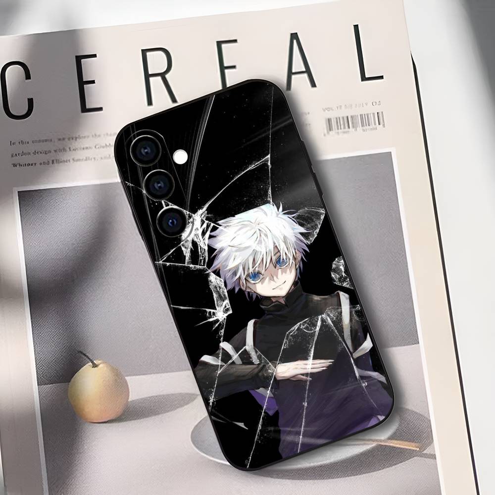 K-Killua Zoldyck H-Hunter X Hunter Handyhülle Für Samsung Galaxy A73,A72,A71,A70,A53,A52,A51,Andere Weiche Schwarze Hülle