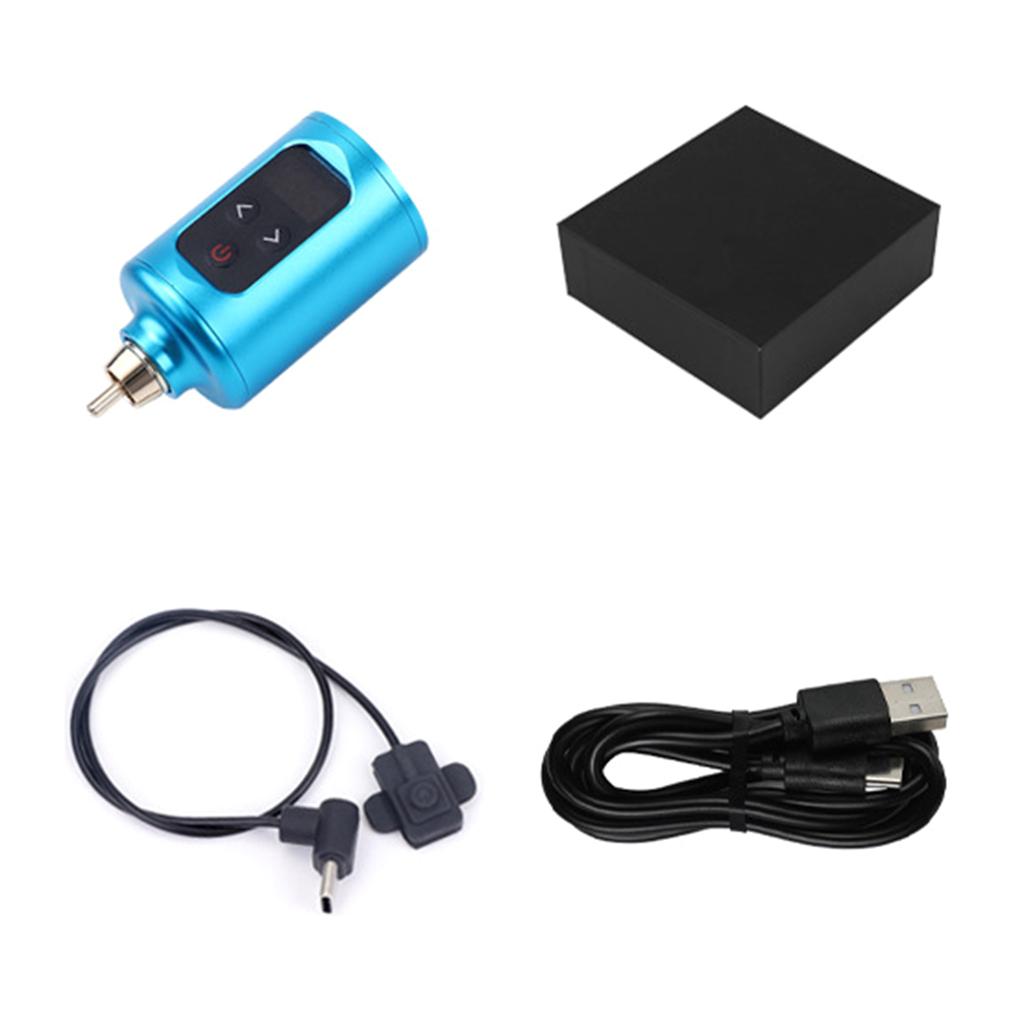 1400mAh Cordless Tattoo Power Supply Microblading Tattoo Pen Battery RCA Interfaces for Tattoo Machine Tattoo Body