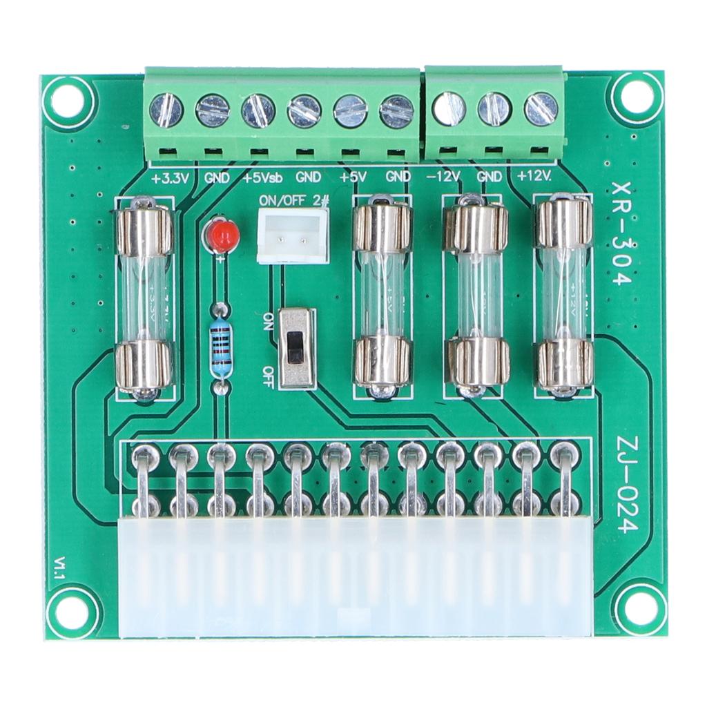 ATX Power Board Computer Chassis Transfer   Wiring Module with 20Pin 24Pin Input Interface